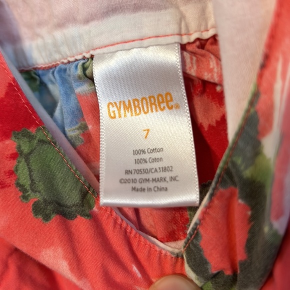 Gymboree BURST OF SPRING Watercolor Flower Dress Sz 7 - Picture 4 of 4